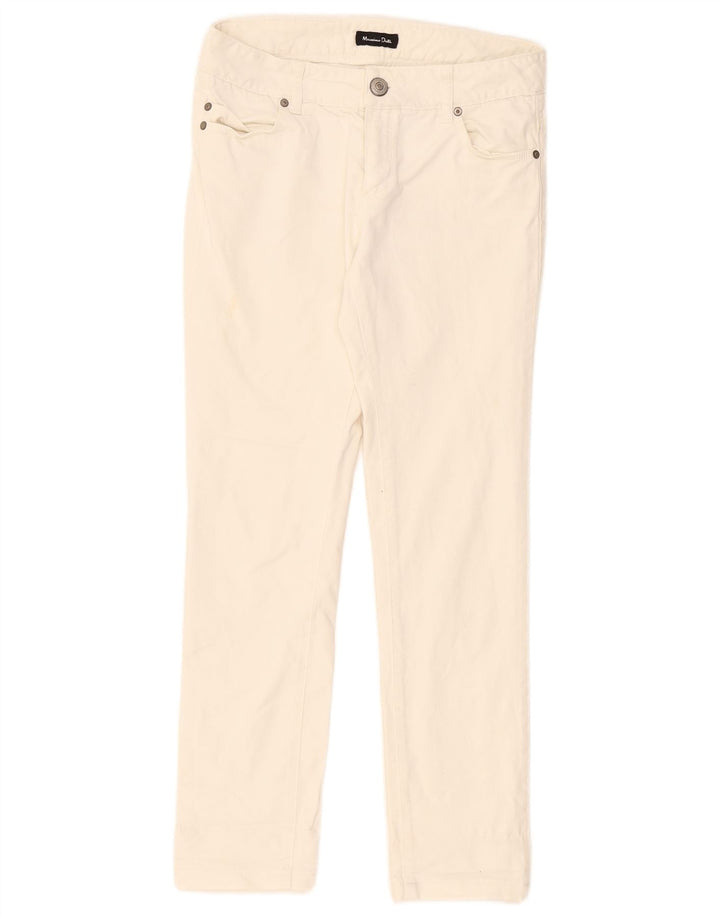 Jeansy damskie Massimo Dutti W28 L27 białe