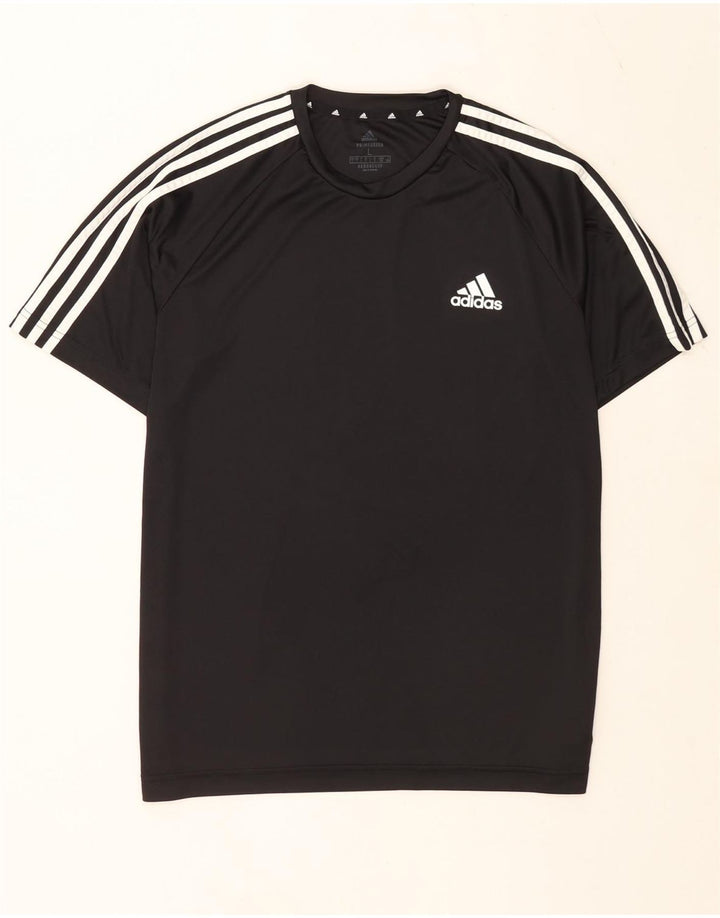 Męska koszulka Adidas Aeroready Top, duża, czarna, z poliestru
