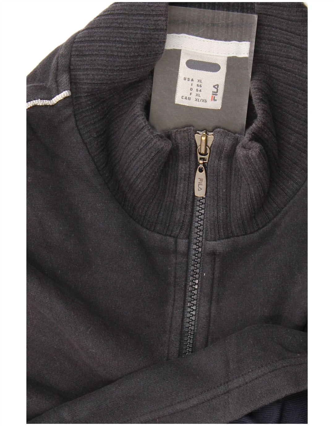 Bluza męska Fila z zamkiem błyskawicznym XL, granatowa