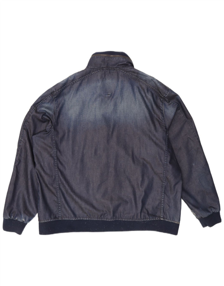 Męska kurtka dżinsowa Engelbert Strauss UK 46 3XL Niebieska bawełna