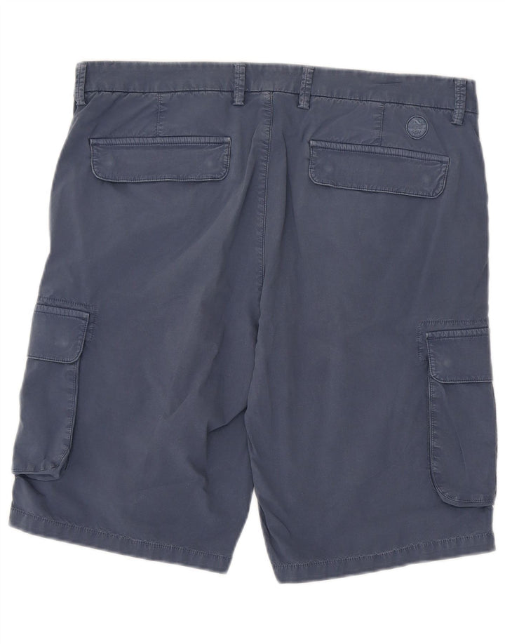 Męskie spodenki cargo North Sails W36, duże, granatowe, bawełniane