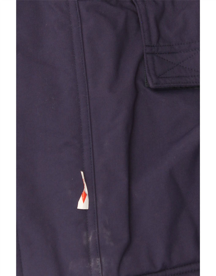 Męska kurtka wiatrówka Reusch UK 40, duża granatowa, poliamidowa