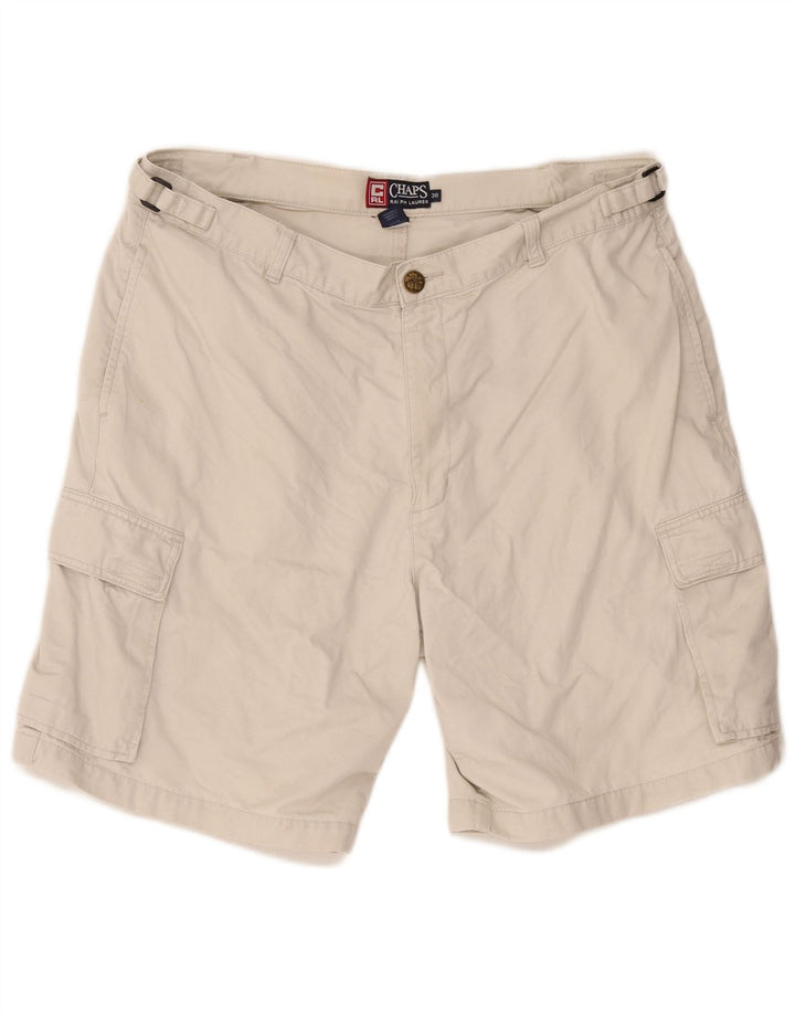 Męskie spodenki cargo Chaps Ralph Lauren W38 XL, beżowa bawełna