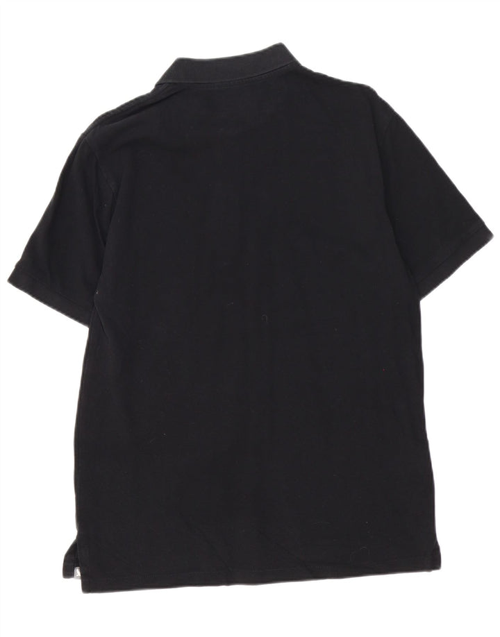 Męska koszulka polo EDDIE BAUER, średnia czarna, bawełniana