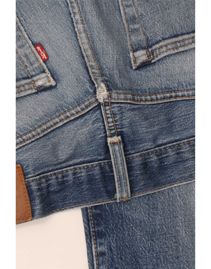 Męskie dżinsy Levi's 501 Straight W31 L32 Niebieskie bawełniane