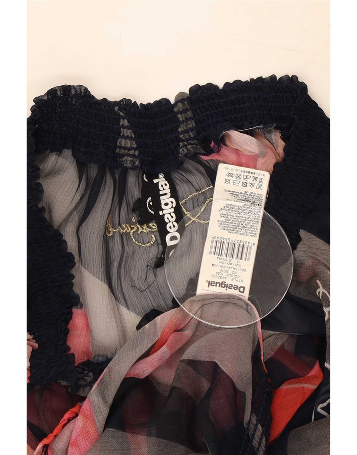 Damska bluzka oversize z grafiką Desigual UK 14, średnia, wielokolorowa