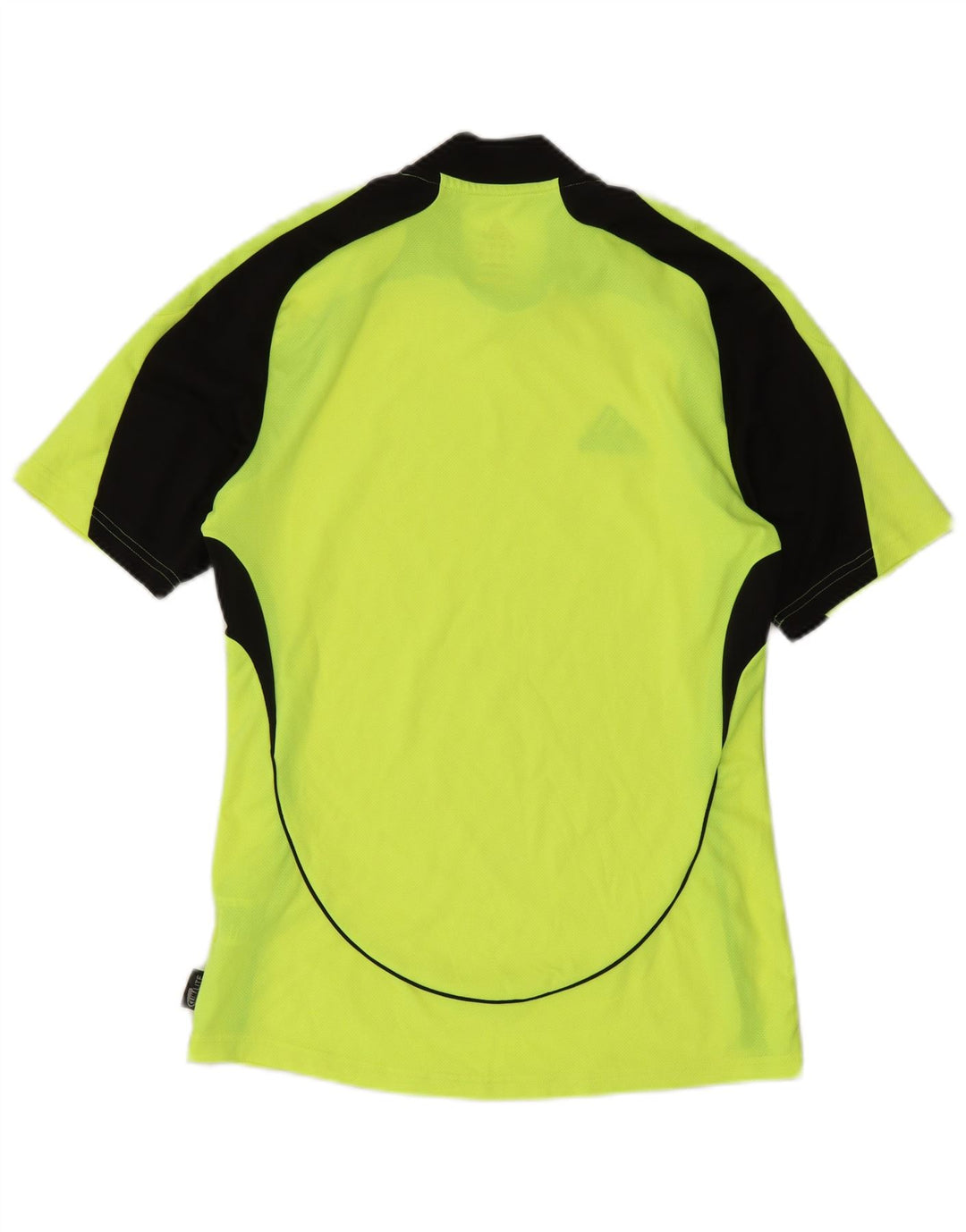 Adidas Męski T-shirt Clima 365 Top Mały Zielony Poliester z blokami kolorów