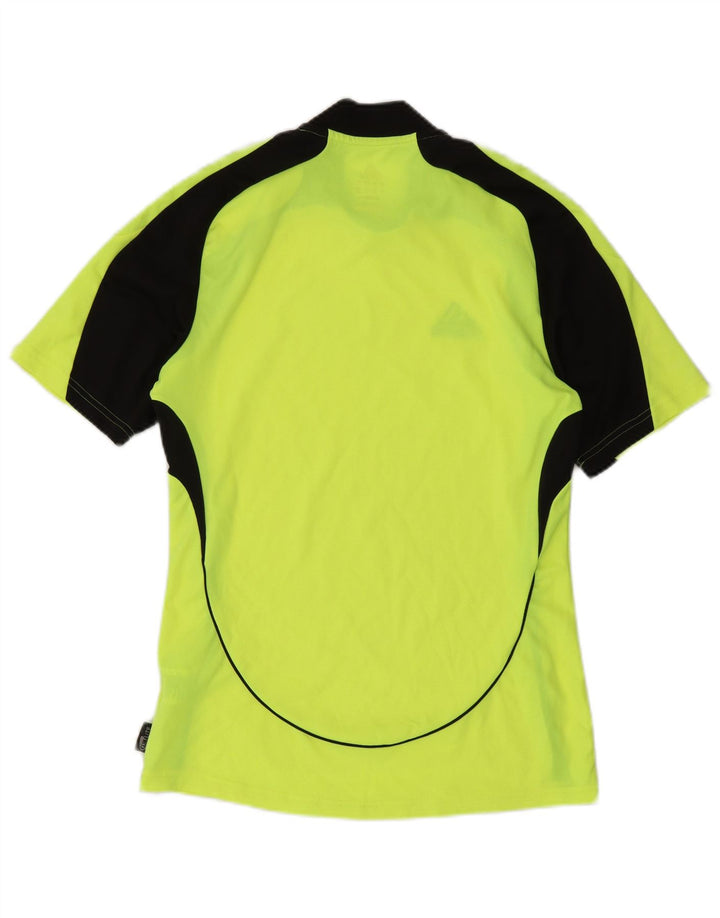 Adidas Męski T-shirt Clima 365 Top Mały Zielony Poliester z blokami kolorów