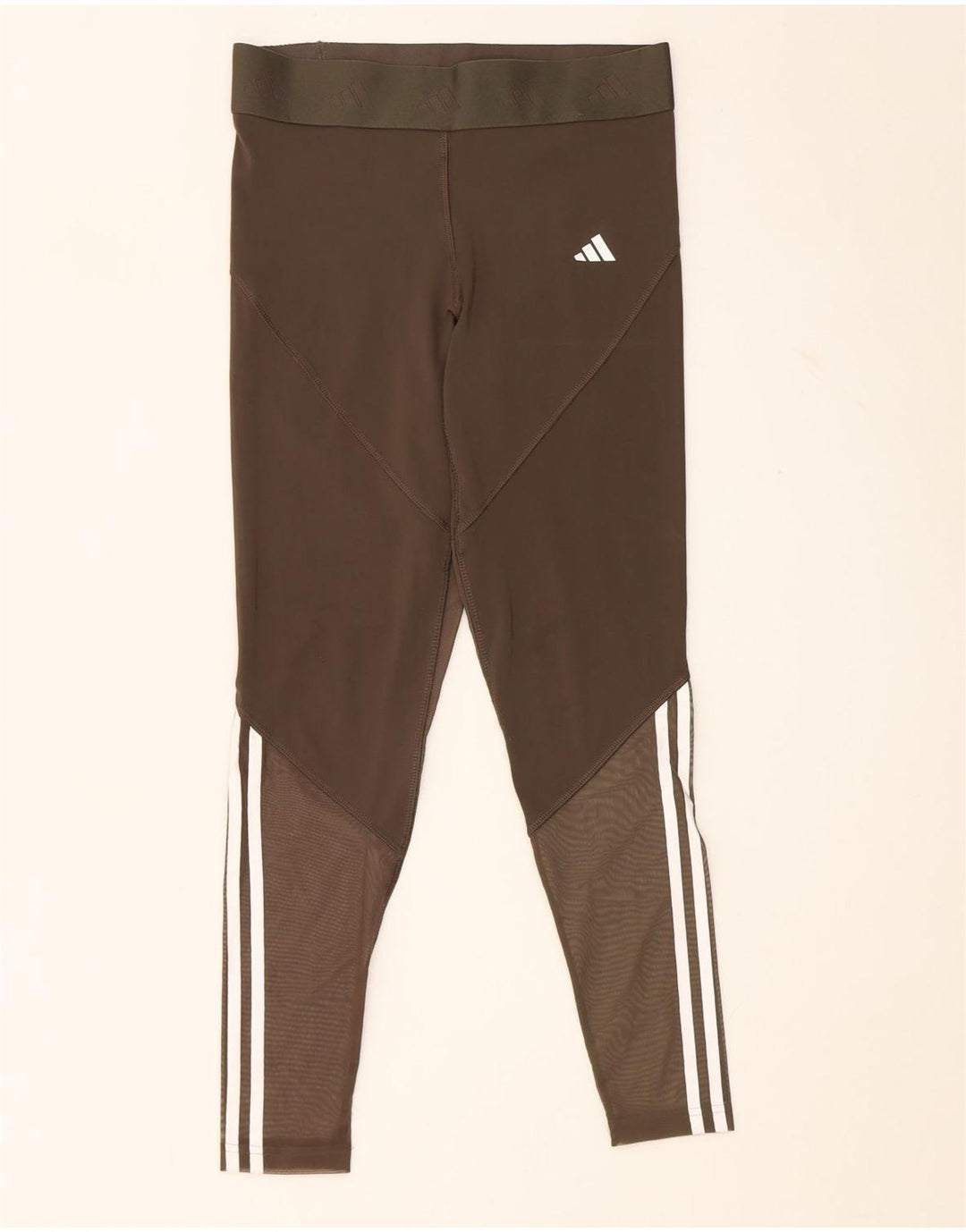 Damskie legginsy Adidas Graphic UK 12/14 Medium Khaki Poliester