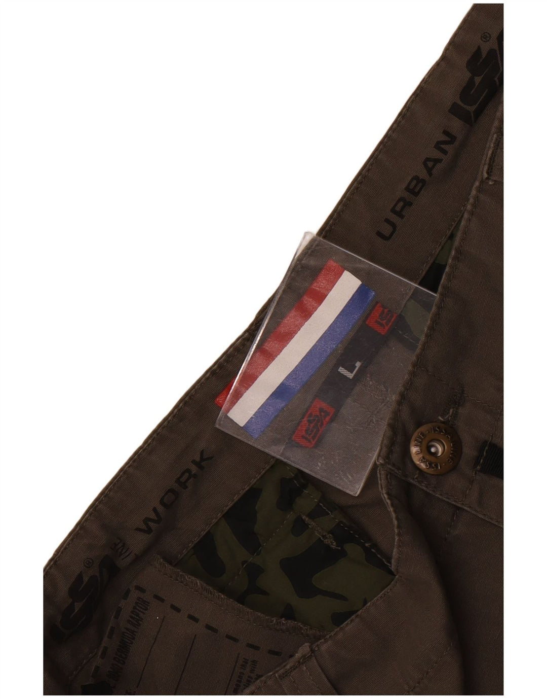 Męskie spodenki cargo Issa, duże, W36, khaki