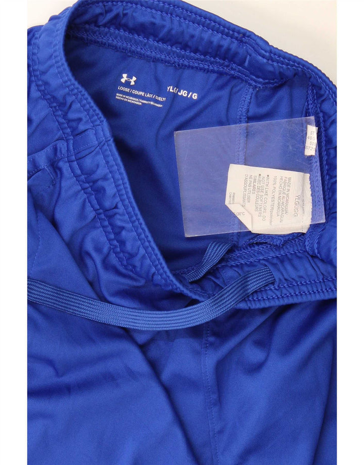 Chłopięce spodenki sportowe Under Armour 11-12 lat, duże, niebieskie, poliestrowe
