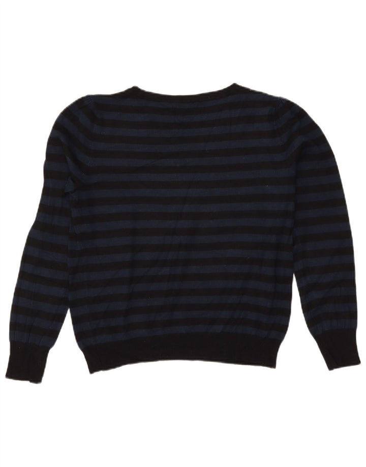Marks & Spencer Damski sweter z dekoltem w łódkę, UK 14, średni granatowy