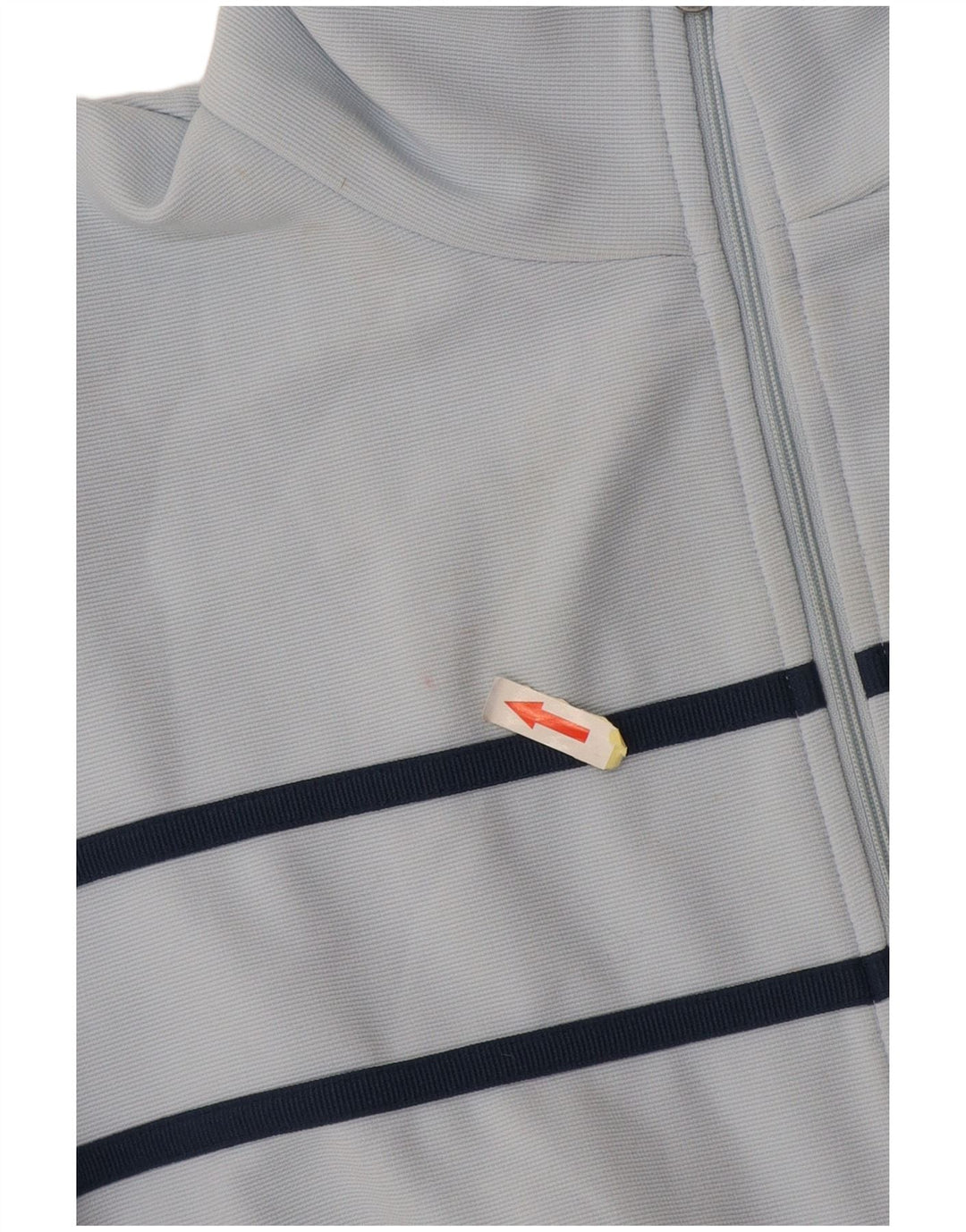 Damska kurtka dresowa Kappa UK 14, duży niebieski poliester z blokami kolorów