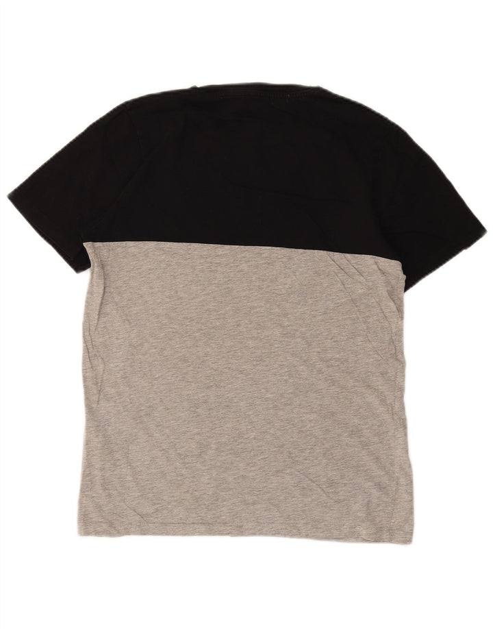 Męska koszulka z grafiką JACK & JONES Top, bawełniana, w kolorze średniej czerni