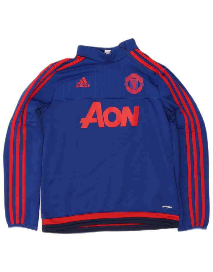 Chłopięcy dres ADIDAS Climacool Graphic, sweterek, 9-10 lat, niebieski