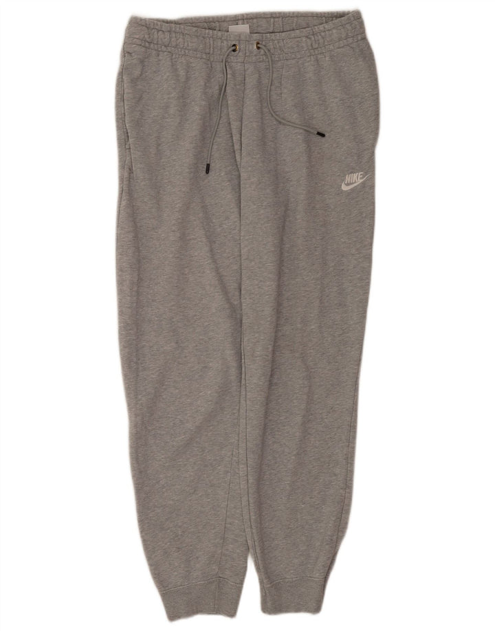 Męskie spodnie dresowe Nike, duże, szare, bawełniane