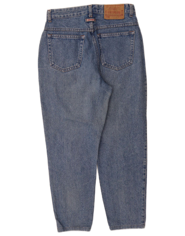 Uniform Womens High Rise Tapered Jeans W31 L26 Blue Cotton
