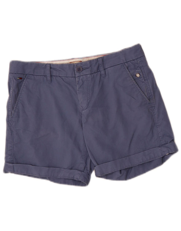 Damskie spodenki chino Tommy Hilfiger W26 XS niebieska bawełna