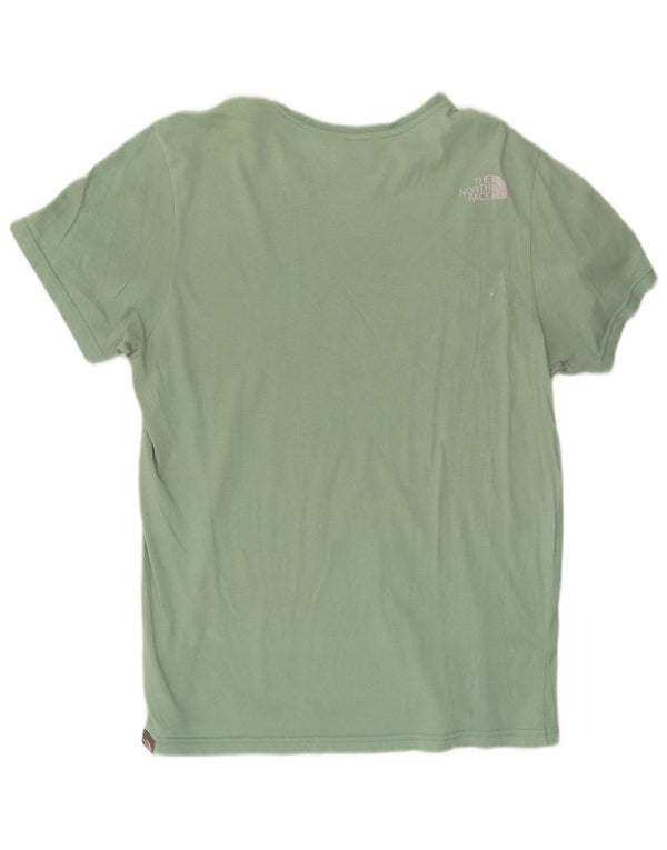 T-shirt męski The North Face, bawełniany, średni zielony
