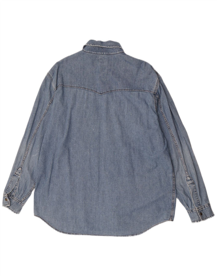 Męska koszula dżinsowa Energie 2XL, niebieska, bawełniana