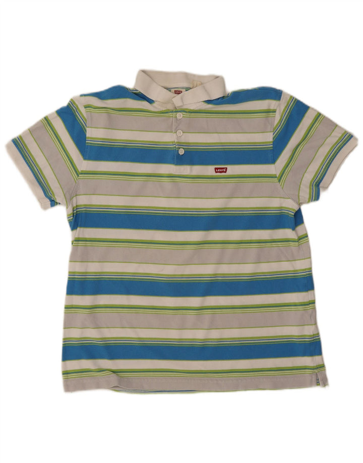 Męska koszulka polo Levi's, duża, wielobarwna, bawełniana w paski