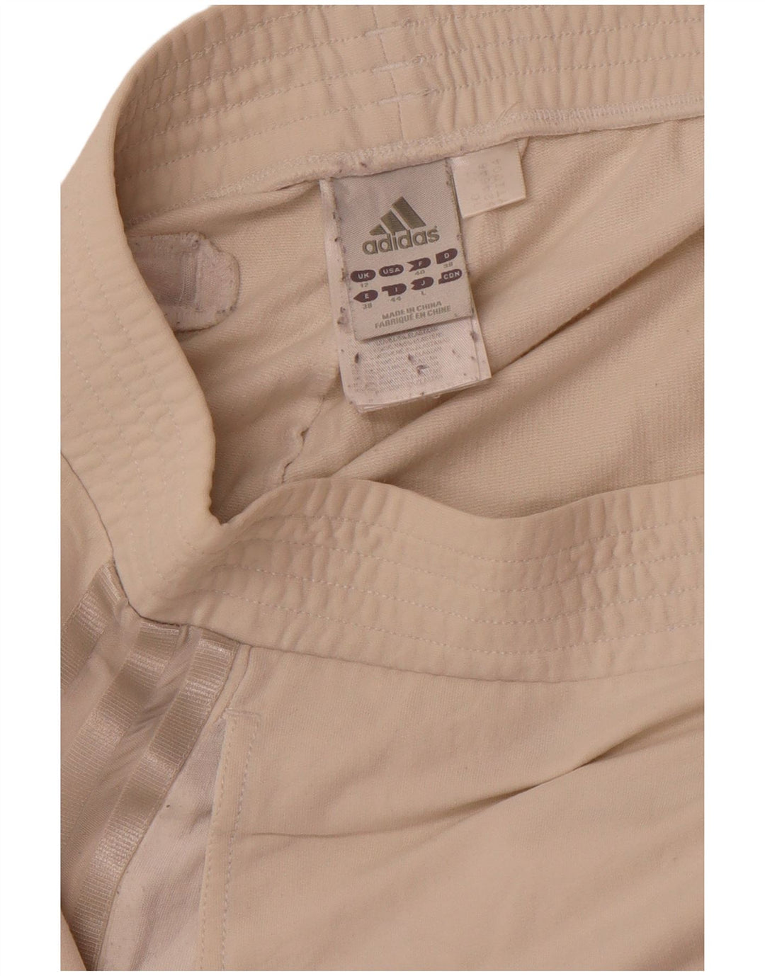 Damskie spodnie dresowe Adidas Joggers UK 12 Medium Beige Cotton
