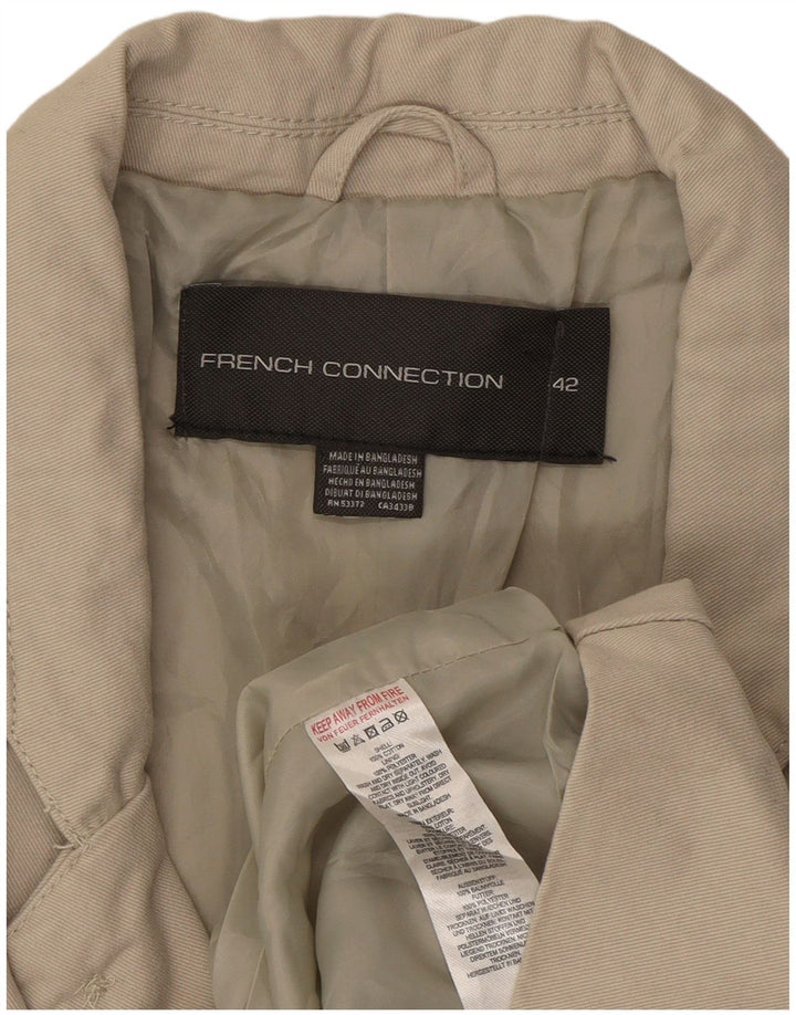 Męska marynarka zapinana na 2 guziki French Connection UK 42 XL, beżowa, bawełniana