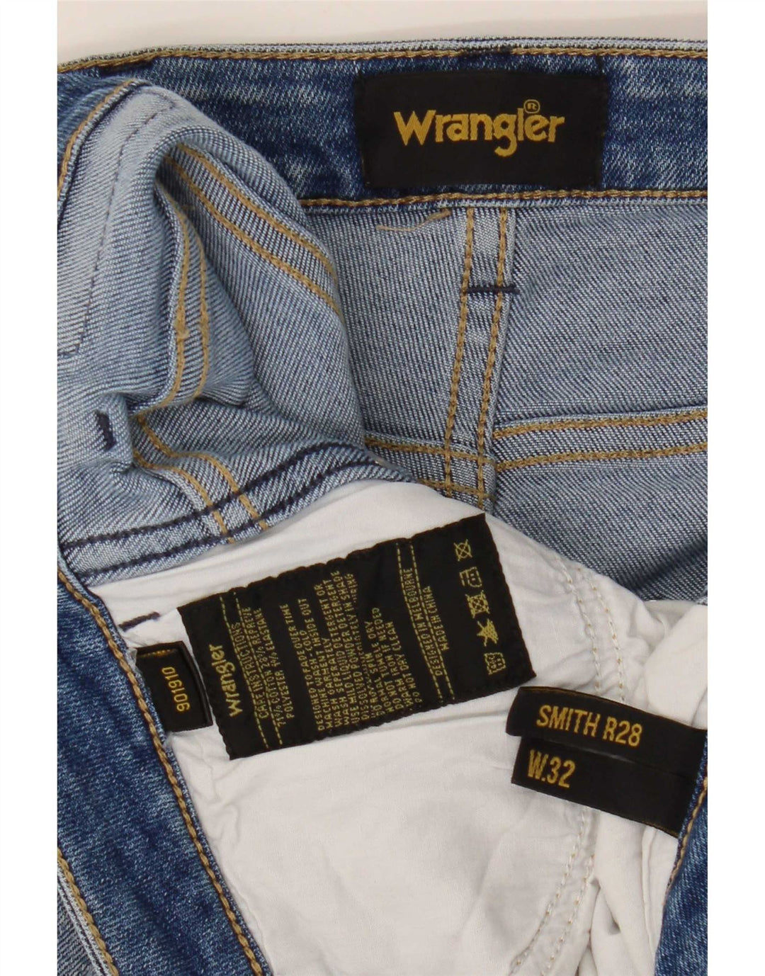 Damskie jeansy Wrangler W32 L27 Niebieskie bawełniane