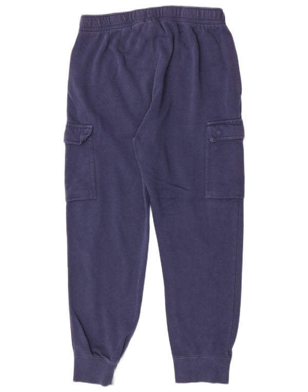 Męskie spodnie dresowe Nike Cargo Joggers, średni granatowy, bawełniany