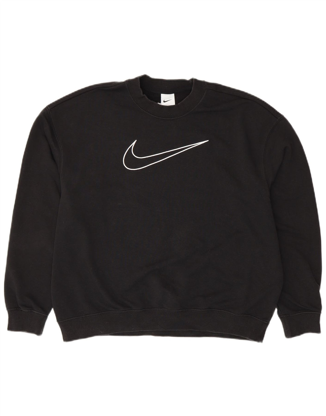 Męska bluza NIKE Dri Fit o luźnym kroju z grafiką, mała czarna