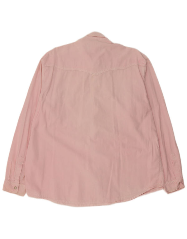 LEVI'S Mens Shirt Large Pink Cotton