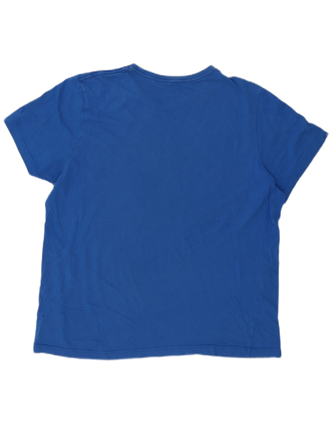 Męska koszulka z grafiką Puma, 2XL, niebieska, bawełniana