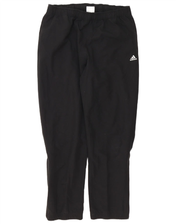Męskie spodnie dresowe ADIDAS Climalite, duże, czarne, poliestrowe