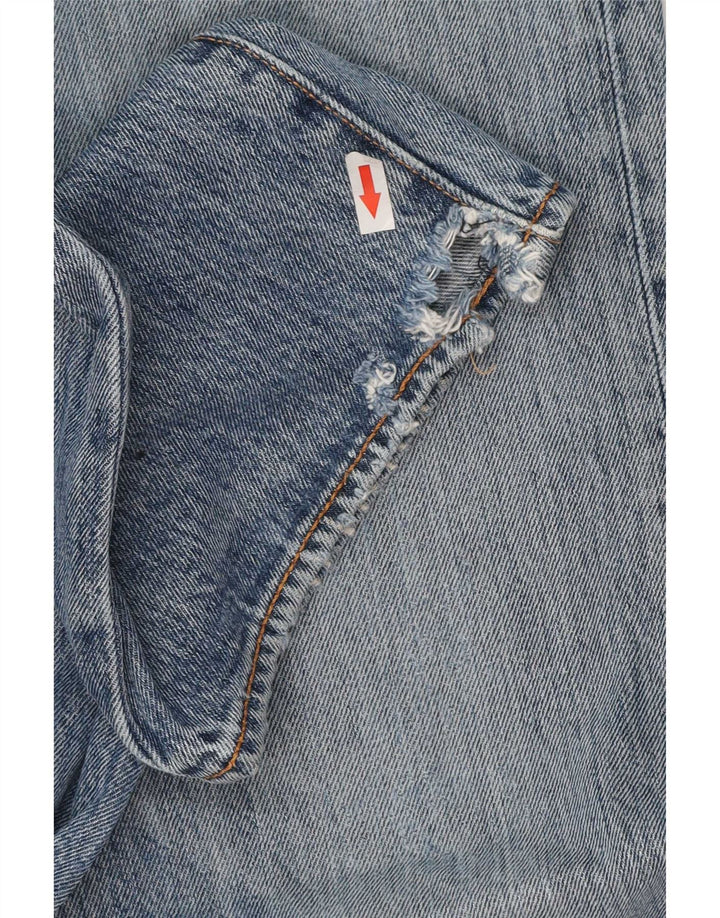 Męskie dżinsy Levi's 501 Straight W36 L32 Niebieskie bawełniane