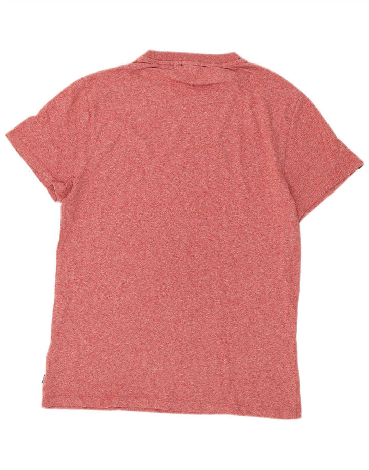 T-shirt męski SUPERDRY, duży, bawełniany w czerwone plamki