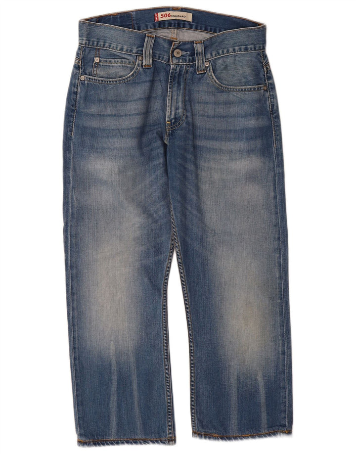 Damskie jeansy Levi's 506 Standard Fit W30 L24 Niebieskie