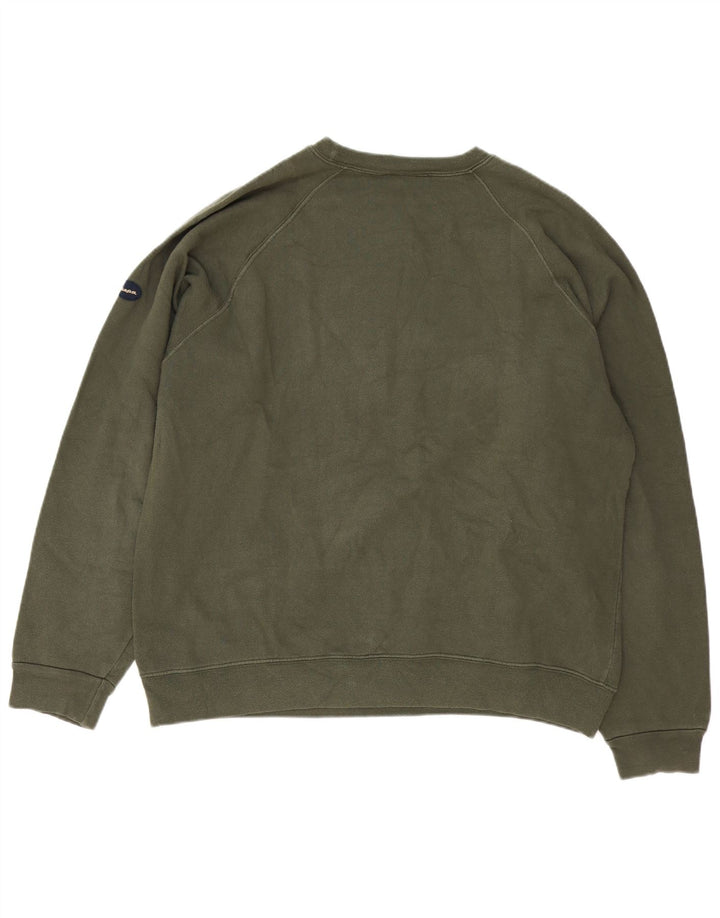 Męska bluza z grafiką Vespa, 2XL, zielona bawełna