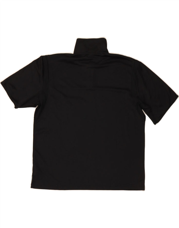 NIKE Mens Polo Shirt Large Black Polyester Vintage Nike and Second-Hand Nike from Messina Hembry 