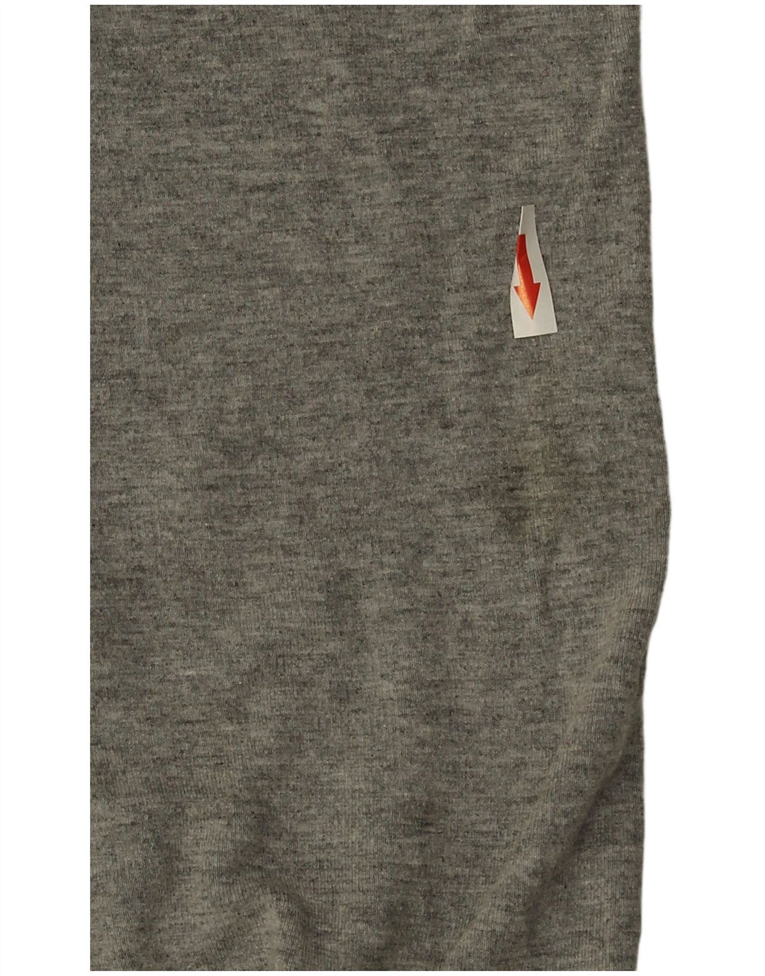 Topshop damski top oversize z długim rękawem UK 12, średnioszara wiskoza