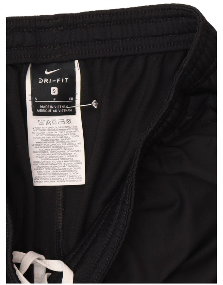 Męskie spodnie dresowe Nike Dri Fit, małe, czarne, poliestrowe