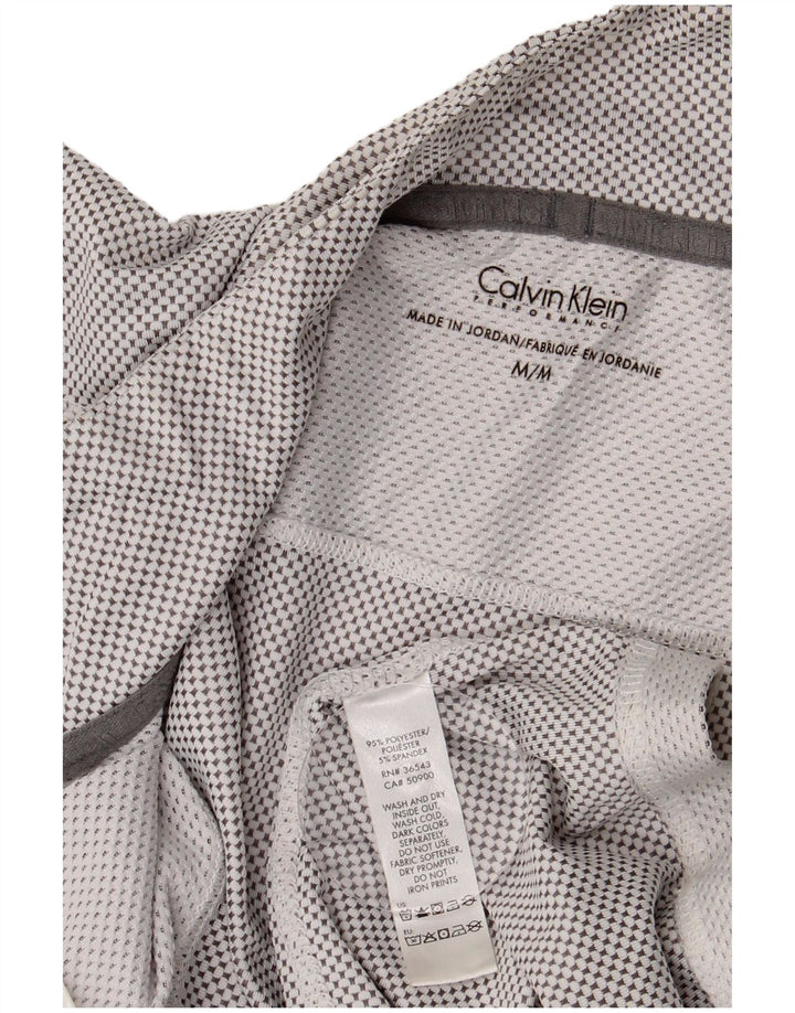 Męski dres CALVIN KLEIN z zamkiem błyskawicznym, średnioszary w cętki