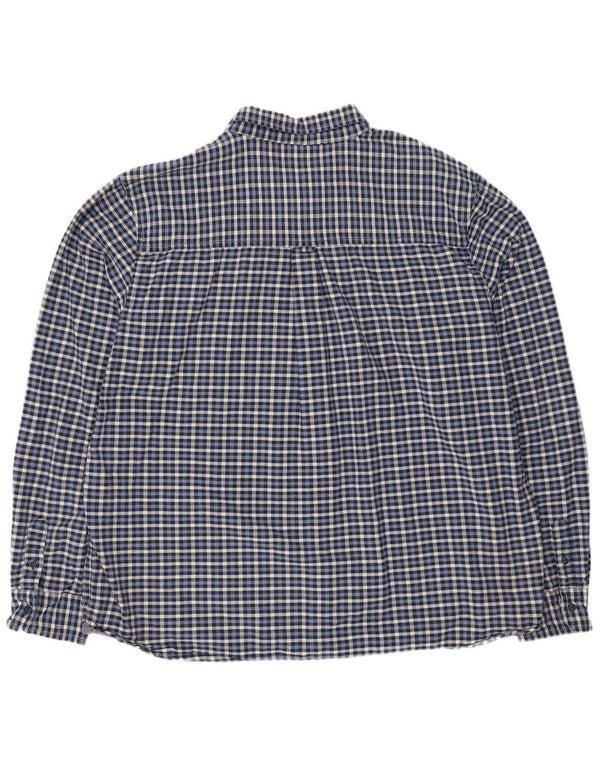 Męska koszula flanelowa Mountain Warehouse 3XL, granatowa, bawełniana w kratkę