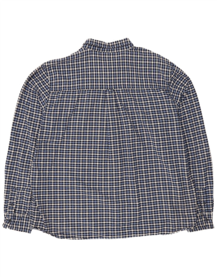 Męska koszula flanelowa Mountain Warehouse 3XL, granatowa, bawełniana w kratkę