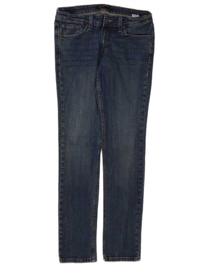 Dżinsy damskie LEVI'S 524 Super Low Skinny US 9 Medium W30 L28 Niebieskie bawełniane