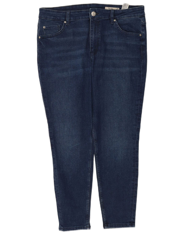 Marks & Spencer Damskie The Ivy Skinny Jeans UK 16 Duże W34 L25 Niebieskie Bawełniane