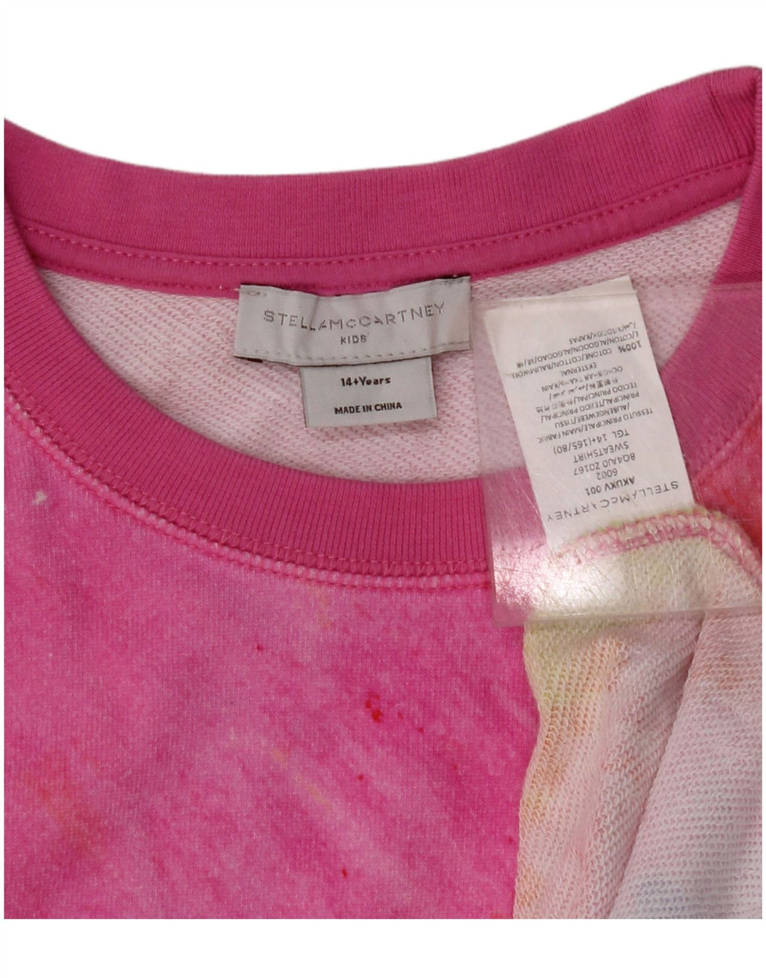 Sweter dziewczęcy STELLA MCCARTNEY 14-15 lat, wielokolorowy krawat