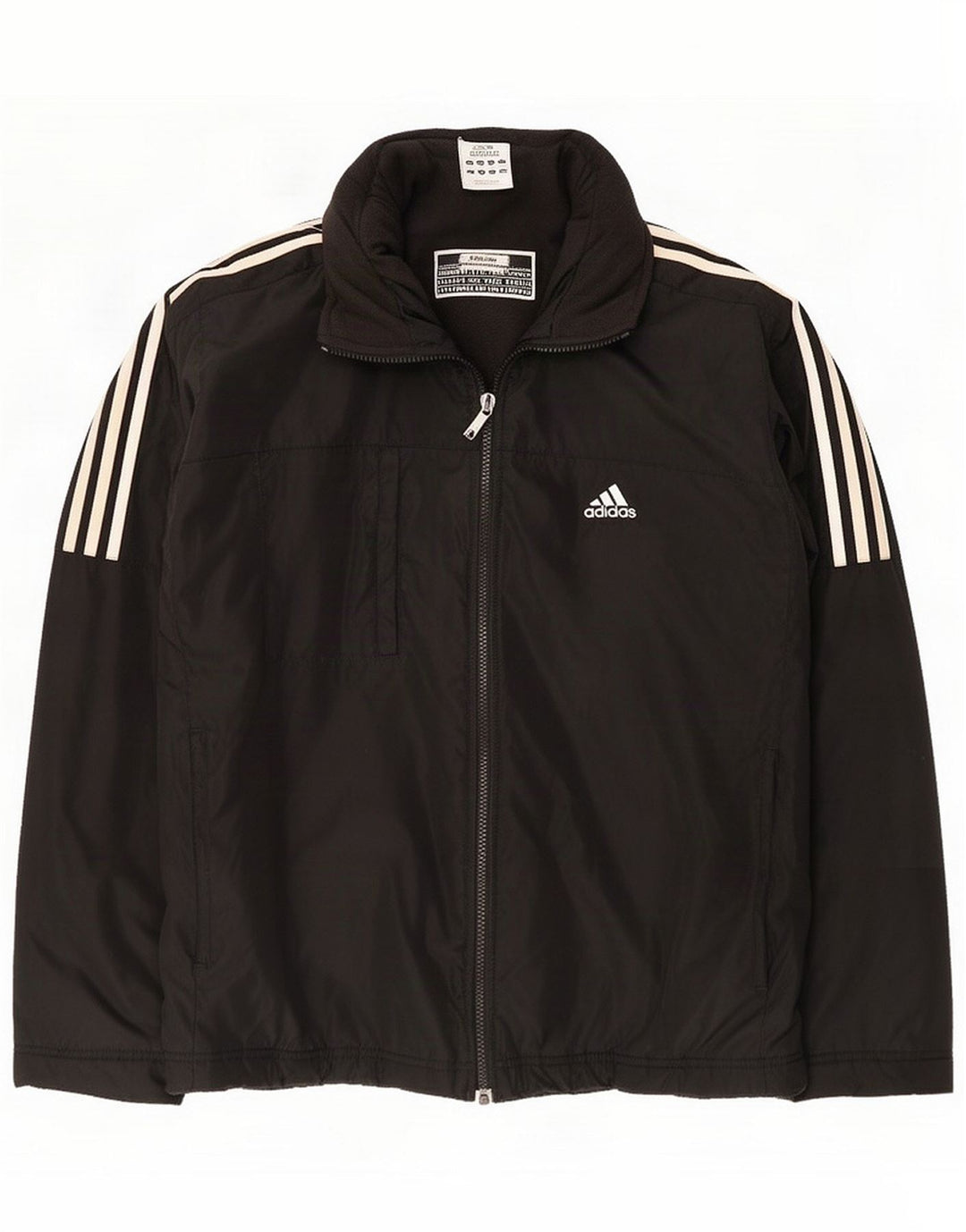 Męska kurtka wiatrówka Adidas UK 40, duża, czarna, poliamidowa