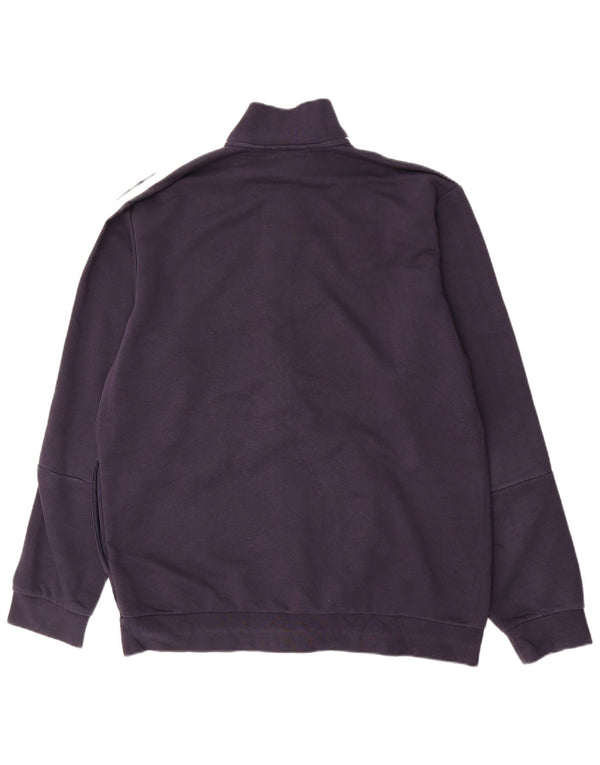 Adidas Męska bluza dresowa Top UK 46/48 XL Granatowa bawełna