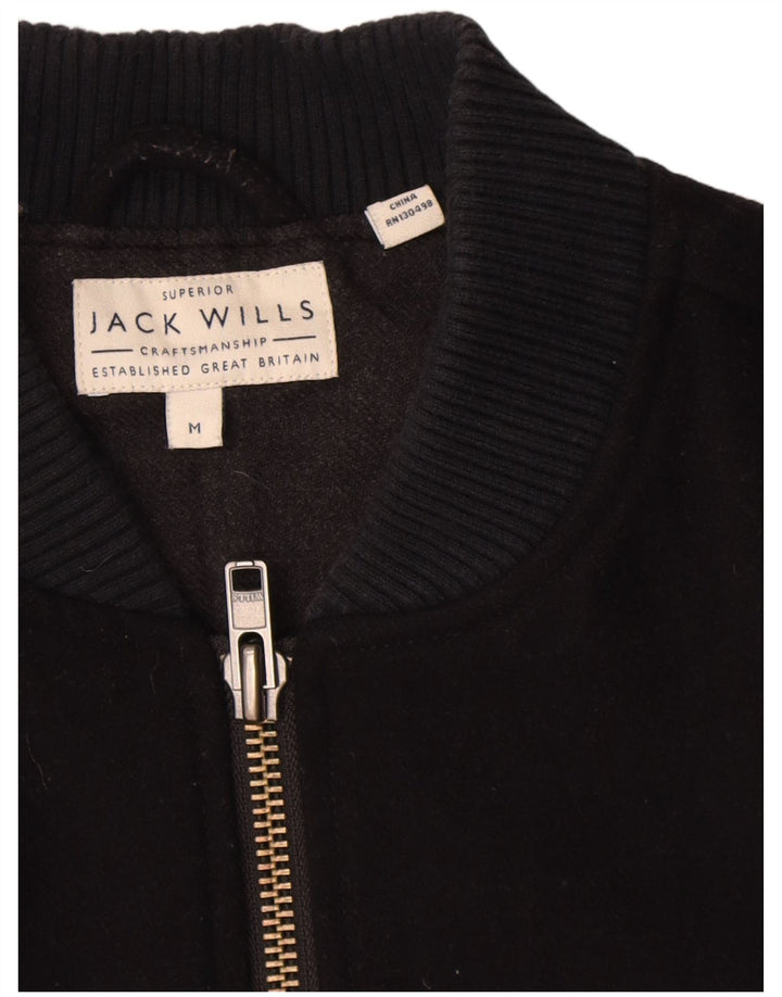 Męska kurtka bomber Jack Wills UK 38 Średni granatowy wełniany