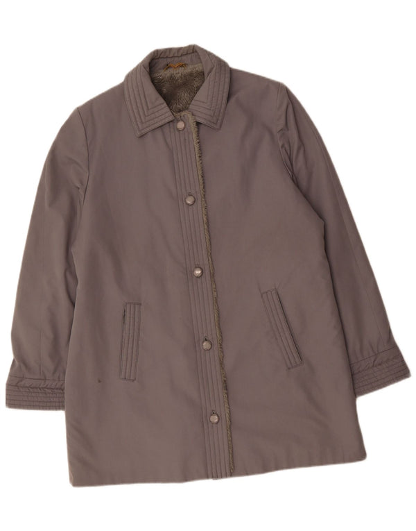 Płaszcz damski DANNIMAC Sherpa UK 18 XL, szary, bawełniany